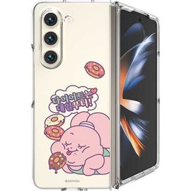 [S2B] Just for You Vicky Galaxy Z Fold5 Transparent Slim Case_Impact Protection, Bumper Case, Transparent Case_Made in Korea