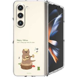 [S2B] Just For You Happy Moon Galaxy Z Fold5 Transparent Slim Case_Impact Protection, Bumper Case, Transparent Case_Made in Korea