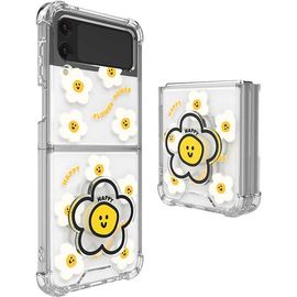[S2B] Just For You Smile Galaxy Z Flip 3 Spinner Phone Case_Slim Case, Impact Protection, Bumper Case, Transparent Case_Made in Korea