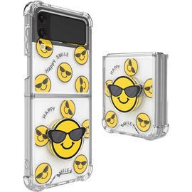 [S2B] Just For You Smile Galaxy Z Flip 3 Spinner Phone Case_Slim Case, Impact Protection, Bumper Case, Transparent Case_Made in Korea