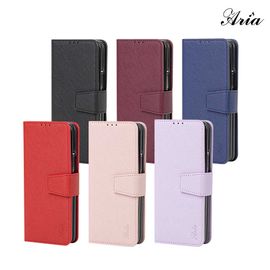 [S2B] Alpha Aria Galaxy Z Fold5 Diary Case_Magnetic Holder, Saffiano Fabric, Card Bill Holding _Made in Korea