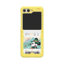 [S2B] Disney Let's Travel Galaxy Z Flip 5 Slim Case_Soft Case, Smartphone Accessories, Mobile Phone Accessories, Non-Slip _Made in Korea