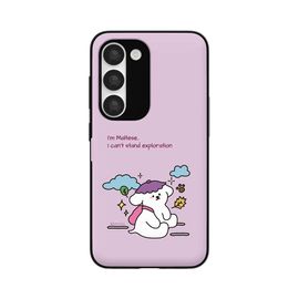 [S2B] Maltese Magnet card case-smartphone bumper camera guard card storage pocket iPhone Galaxy case-Made in Korea