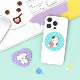 [S2B] Little Pet Spinner Tok - Stand Tok Grip Holder iPhone Galaxy Case - Made in Korea