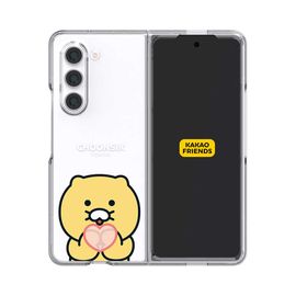 [S2B] Kakao Friends CHOONSIK Basic Galaxy Z Fold5 Clear Slim Case-Smartphone Bumper Camera Guard iPhone Galaxy Case-Made in Korea