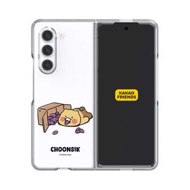 [S2B] Kakao Friends CHOONSIK Galaxy Z Fold5 Clear Slim Case-Smartphone Bumper Camera Guard iPhone Galaxy Case-Made in Korea