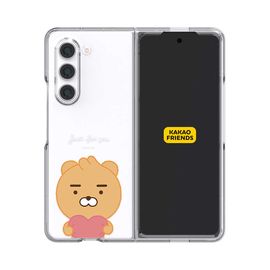 [S2B] Little Kakao Friends Galaxy Z Fold 5 Clear Slim Case - Smartphone Bumper Camera Guard iPhone Galaxy Case - Made in Korea