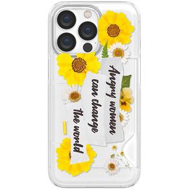 [S2B] ALPHA Flower Collage Half Clear Slim Card Case for Galaxy Note _ Full Body Protective Cover for Galaxy Note 20/20 Ultra, Made in Korea