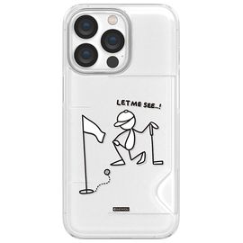 [S2B] Alpha Golf Sketch Translucent Slim Card Case_Card Storage, Slim Case, Translucent Case, Wireless Charging _Made in Korea