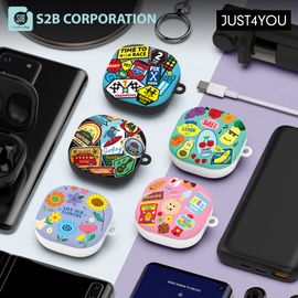 [S2B] Deco Galaxy Buds 2 Pro Live Case_Buds Pro/Live Compatible Case, Slim Case, Key Ring Case_Made in Korea