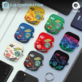 [S2B] PARODY AirPods Case Cover _ Support Wireless Charging Cover Full Cover Protective Case Compatible for Apple Airpods 1 & 2, Made in Korea