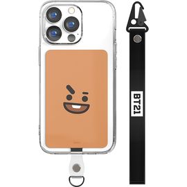 [S2B] BT21 Face Smart tab _BTS character. Lightweight and strong strap holder, Made in Korea