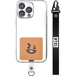 [S2B] BT21 Face Smart tab _BTS character. Lightweight and strong strap holder, Made in Korea