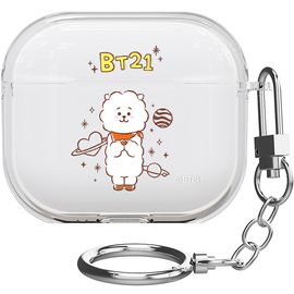 [S2B] BT21 Basic Sketch AirPods3 Clear Slim Case - Apple Bluetooth Earphones All-in-One BTS Case - Made in Korea