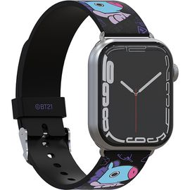 [S2B] BT21 Doodle Apple Watch Soft Band - Watchband Accessory Strap Waterproof Sport Band - Made in Korea