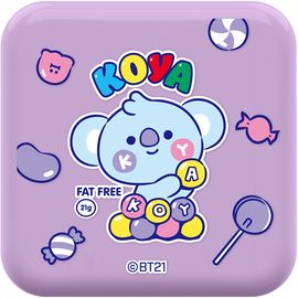 [S2B] BT21 Jelly Candy Mirror Talk_BTS Character, 3 Level Adjustment, Mirror Talk, Magnifying Mirror, General Ratio Mirror, Easy Attachment_Made in Korea