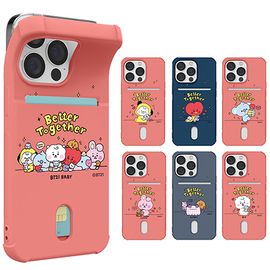 [S2B]BT21 My Little Buddy Color Air Card Case_It's a phone bumper that's soft but safe_ Made in Korea