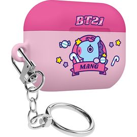 [S2B] BT21 Pink Candy Shop AirPods Pro2 Slim Case - Apple Bluetooth Earphones All-in-One BTS Case - Made in Korea