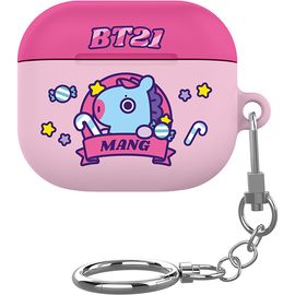 [S2B] BT21 Pink Candy Shop AirPods3 Slim Case - Apple Bluetooth Earphones All-in-One BTS Case - Made in Korea