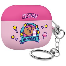 [S2B] BT21 Pink Candy Shop AirPods Pro Slim Case - Apple Bluetooth Earphones All-in-One BTS Case - Made in Korea