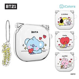 [S2B] BT21 My Little Buddy Galaxy Buds 2 Pro/ Buds 2/ Buds Pro/ Buds Live Compatible Clear Slim Case _ BTS Character _ Made in Korea