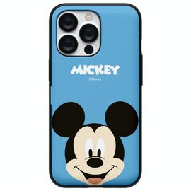 [S2B] DISNEY Face Magnet Door Bumper Case for iPhone_ Card Slot, Full Body Protective Cover for iPhone 12/12Pro/12Mini/11/11Pro/11 Pro Max/XR, Made in Korea