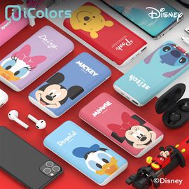 [S2B] DISNEY Face Power Bank 10,000mAh _ Mickey Mouse Minnie Mouse,  Portable Charger Quick Charging with iPhone, Samsung Galaxy, Tablet & etc