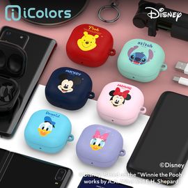 [S2B] DISNEY Face Galaxy Buds Live / Pro Soft Case Cover _ MICKEY MINNIE STITCH POOH DAISY DUCK DONALD DUCK Disney Character, Cover Protective Case Skin for Samsung Galaxy Buds Live Galaxy Buds Pro, Made in Korea