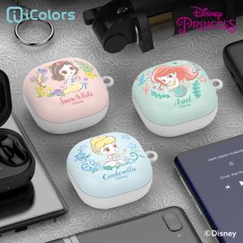 [S2B] Disney Princess Mini Galaxy Buds 2 Pro Live Case-Galaxy Buds Pro/Live Compatible Case, Wireless Charging-Made in Korea