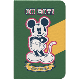 [S2B] Disney Mickey Varsity RFID Anti-skimming passport case-character card storing pocket electromagnetic wave blocking case-Made in Korea