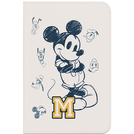 [S2B] Disney Mickey Varsity RFID Anti-skimming passport case-character card storing pocket electromagnetic wave blocking case-Made in Korea