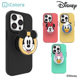 [S2B] Disney Hello Mellow Acryl Folding Tok Case for Galaxy S _ Hard PC and Soft TPU Bumper Case with Grip Holder, Galaxy S10/ S20/ S21/ S22/ Plus/ Ultra _ Made in Korea