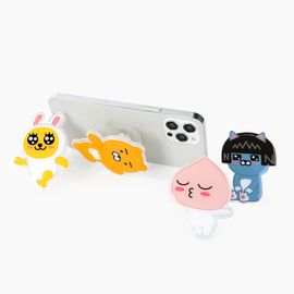 [S2B] KAKAOFRIENDS StandTok _RYAN APEACH MUZI NEO, Pop Grip, Smartphone Grip Holder, Compatible with All Smartphone Cases, with iPhone, Samsung Galaxy, Tablet
