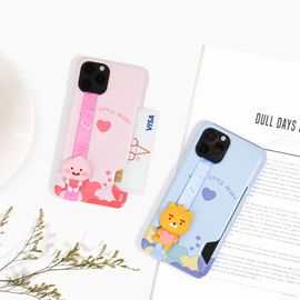 [S2B] KAKAOFRIENDS Strap Card Hard Case for Samsung Galaxy S_ RYAN APEACH, Hard Case Protective Cover for Samsung Galaxy S21/S21Plus/S21Ultra/S20/S20Plus/S20Ultra/Made in Korea