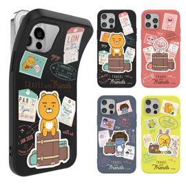 [S2B] KAKAOFRIENDS Stamp Soft Case for iPhone_ Durable Soft Case Full Body Protective Cover for iPhone 12/12Pro/12Mini/11/11Pro/11 Pro Max/XR, Made in Korea