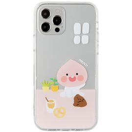 [S2B] Kakao Friends April Shower Transparent Reinforced Case - Smartphone Bumper Camera Guard iPhone Galaxy Case-Made in Korea