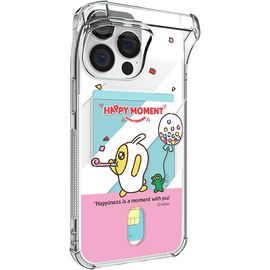 [S2B] Kakao Friends Happy Moment Party Transparent Bulletproof Card case _Kakao Friends' character, Soft jelly phone bumper _ Made in Korea