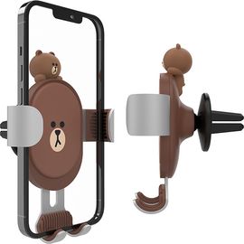 [S2B] LINE FRIENDS  Figure Car phone holder_ Anti-slip structure,Various sizes are available,Easy to install_Made in Korea