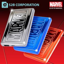 [S2B] MARVEL Power Bank 5,000mAh _ Portable Charger Quick Charging with iPhone, Samsung Galaxy, Tablet & etc