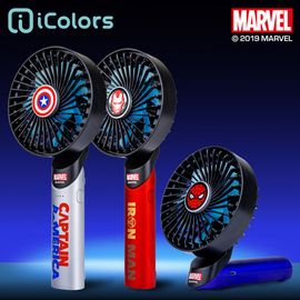 [S2B] MARVEL Handy Fan_ USB Rechargeable Battery Operated, Handheld Fan Personal Fans Mini Portable Hand Fan, 3 Speeds Cooling Electric Fan for Indoor Outdoor