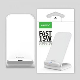 [S2B] SPEEDY Fast Wireless Charger 15W _ Two Way Wireless Charging, USB C Wireless Charging Stand Compatible with iPhone Airpods Samsung Galaxy Buds