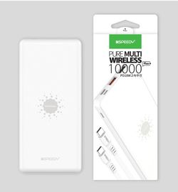 [S2B] SPEEDY PURE Multi Wireless 20000 Power Bank _ with C to C Charging Cable, 10000mAh Fast Witreless Portable Charger for iPhone Samsung Galaxy & Etc, Simultaneous charging of up to 4 devices