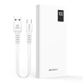[S2B] SPEEDY Slim Fit 10000 PD 20W Fast Power Bank _ with Type-C Charging Cable, 10000mAh Portable Charger for iPhone Samsung Galaxy & Etc, Simultaneous charging of 3 devices