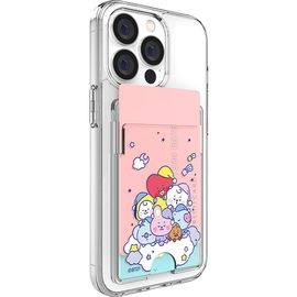 [S2B] BT21 Dream Baby Clear Reinforced Double Card Case-Smartphone Card Storage iPhone Galaxy Case-Made in Korea