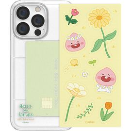 [S2B] Little Kakao Friends Hello Tiny Fairies Antibacterial Sticker Translucent Slim Iphone card storage Case_Safety Certified Product, Antibacterial Test Completed, Deodorant Test Completed_ Made in KOREA