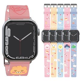 [S2B]Little Kaka Friends Sweet Little Heart Apple Watch Soft Band_Special coating processing, soft high elastic silicone_ Made in KOREA