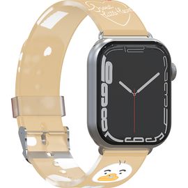[S2B] Little Kakao Friends Sweet Little Heart Apple Watch Soft Band - Watchband Accessories Strap Waterproof Sport Band - Made in Korea