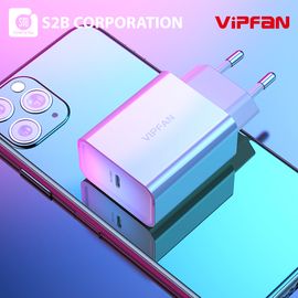 [S2B] VIPFAN K1 PD USB C Fast Charger _ 18W PD Power Delivery high-Speed Charger,Type C PD Charging for USB-C Laptops,Compatible with MacBook Pro Air, iPhone, iPad Pro, Galaxy, Dell XPS and More