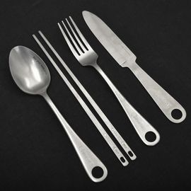 [HAEMO] Comma Camping Vintage Cutlery_Camping Supplies, Verified, Stainless Steel, Stainless Rust, Handmade, Scraper_Made in Korea