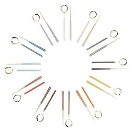 [HAEMO] Iris Ceramic Glossy Spoon & Chopstick Set – Premium High-Temperature Fired Cutlery, Modern Design, Individually Packaged" _ Made in Korea